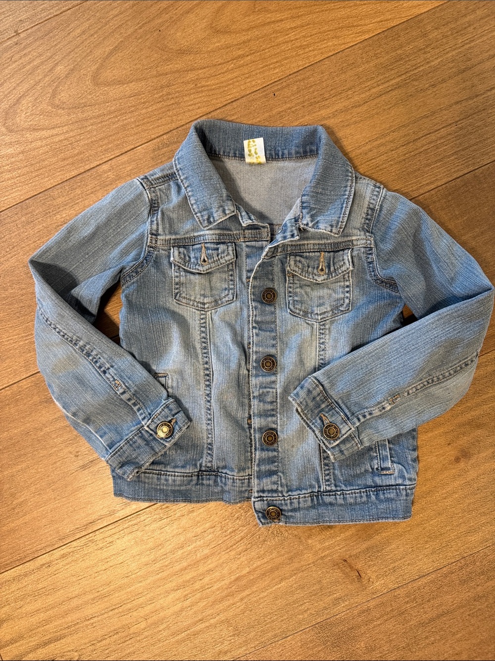 Carter's Light Blue Kids Denim Jacket with Button Front